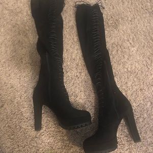 Shoedazzle over the knee boots